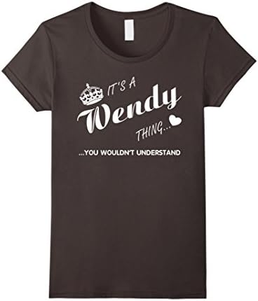 Women's It's a Wendy thing you wouldn't understand Shirt-Wendy Shirt Small Asphalt