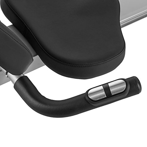 CAPITAL SPORTS Rowbi 3 in 1 Ruder-Fahrrad-Ergometer Seilzugtrainer (Metallrahmen für Belastung bis max 125 kg, platzsparende Aufbewahrung) silber-schwarz - 7