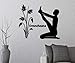 Produktbild 57x68cm Wandtattoo Yoga Übung Sport Wandtattoo Pose
