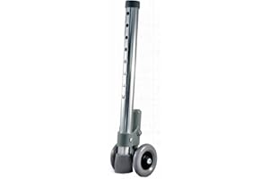 REHAMED BY INTERMED Coppia di gambe per deambulatori con ruote con sistema autobloccante - grigio per deambulatori Rehamed Intermed e Anteamed