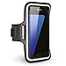 Produktbild Caseflex Für Samsung Galaxy S7 Edge Armband Verstellbares Reflektierendes Sport Armband [zum Laufen& Fahrrad Fahren] mit Schlüssel Fach