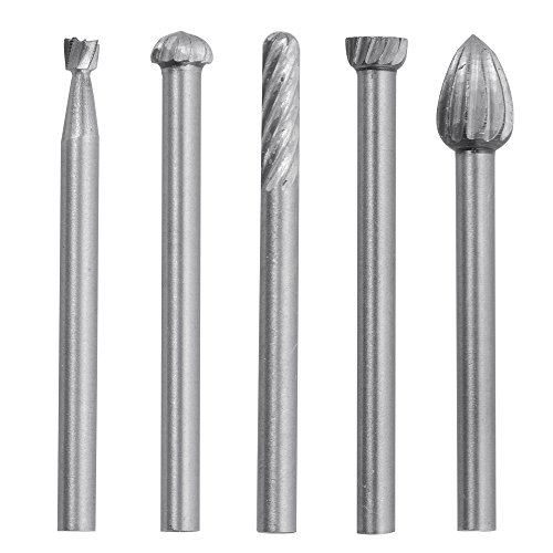 Xcsource 20pcs HSS Wolframkarbid Rotary Schneiden Burr Set Schleifer Bit Rundschaft Holzbearbeitung Carving Werkzeuge BI244 - 5