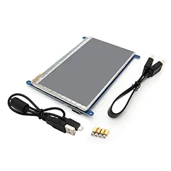 Invento 7 Inch Display HDMI 800 * 480 LCD with Touch Screen Monitor for Raspberry Pi 3/2