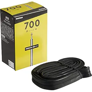 700x23/32 80 mm Presta Valve Inner Road Bike Tube Pair Decathlon