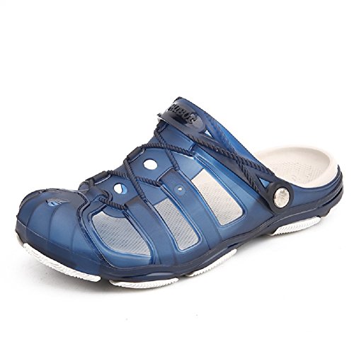 Preisvergleich Produktbild Q-MSKAY Herren Clogs Atmungsaktiv Bequem Pantoletten Hausschuhe