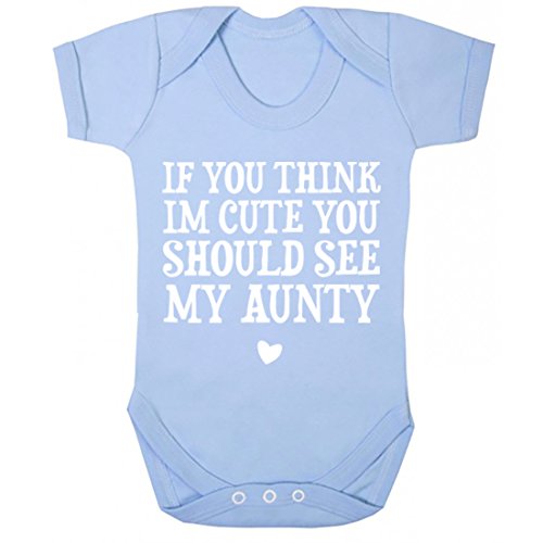 BreadandButterThreads If You Think I'm Cute You Should See My Aunty baby vest boys girls