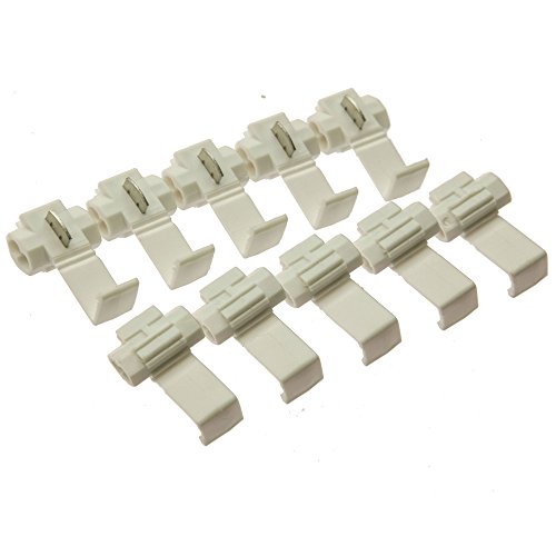 xunji ajie 10 pezzi sistema anti-furto di derivazione connettore raccordo rapido colore: bianco