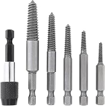 22-Piece Damaged Screw Extractor Kit - Stripped Bolt Remover Set With 10 Sizes, Magnetic Holder & Adapter