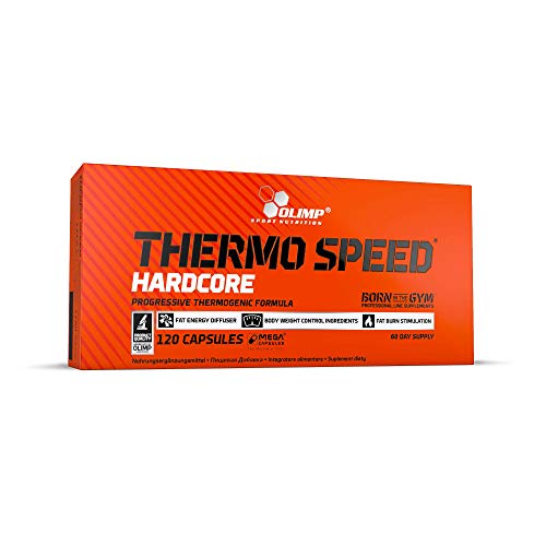 OLIMP Termo Speed Hardcore Mega Gorras 120 Cápsulas, 1x Pack (1 x 141 g)