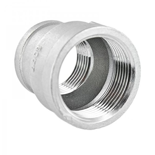 KI Edelstahl Reduziermuffe Muffe red. V4A Gewindefitting 3/4″ x 1/2″ - 3