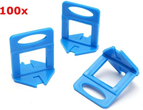 100Pcs Leveler Ceramic Clips Spacers Plastic Tile Wall Floor