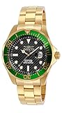 Invicta 14358 Pro Diver Herren Uhr Edelstahl Quarz schwarzen Zifferblat