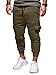 Produktbild Schnelltrocknende Jogginghose Seitentaschen Mens Gym Joggers Jogginghose Causal Slim Fit Laufhose Trainingsanzug Jogginghose mit Reißverschlusstaschen Fleece Jogger Pants Sporthosen Fitness Menschen