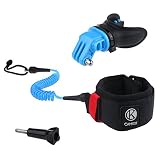 tabla para equilibrio surf PONGA SUS MANOS AL AIRE LIBRE: Este juego contiene una boca de montaje, un flotador y una correa de brazo, lo que le permite utilizar la cámara para deportes de acción GoPro Hero action con seguridad para que mantenga sus manos libres. Perfecto para mantener el equilibrio sobre una tabla de surf / monopatín. Tambien es ideal para remar, bodyboard, escalada y otras actividades en los que utilice manos.