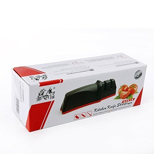 Joyoldelf Professional Soft-Grip-Handgriff Messerschärfer Messerschleifer Knife Sharpener Schärfen Küche, ergonomisches Design - 8