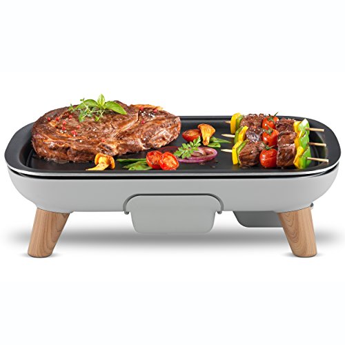 Tefal CB658B Tischgrill Saveur mit Thermospot, große Grillfläche, 2400 W, schwarz / hellgrau - 11