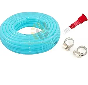 Khushee enterprises Flexible Long Garden Water Pipe/PVC Pipe/Garden Outdoors Pipes with Hose Connector (5 Meter)
