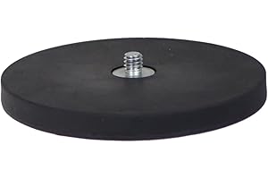 NovelGoal Magnetischer Magnet Auto Motorrad Saugnapf 88mm/66mm/43mm 1/4 Schraube Mount SLR Action Kameras Zubeh?r Kompatibel mit Hero Kamera Halterung (88mm)