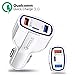 Price comparison product image ULTRICS® Car Charger Quick Charge 3.0, 36W 3 Port USB Type C Adaptor Fast Charger, Universal Travel Mobile Phone Charger Compatible with Apple iPhone X / 8 Plus, Samsung S9 / S8 Plus, OnePlus