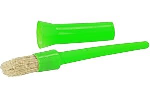 Shires EZI-GROOM Plastic Hoof Oil Brush: Lime Green