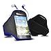 Produktbild Tech Protect Huawei Honor 3 Sports Gym Jogging Adjustable Armband Blue Protective Case Cover & 3.5mm Hands Free In Ear Headphones by Tech Protect