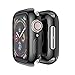 Produktbild Feitb Stoßfest Stoßfest Ultra Slim Beschichtung TPU Schutzhülle Schlankes Case Stoßfall Watch Fall Armband All-Around Hülle für Apple Watch Serie 4 (Schwarz)