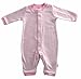 Tadpoles Organic Cotton Footless Snap Front Romper, Salmon, 3-6 Months
