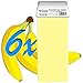 Roll on, roller wax cartridge 100ml BANANA with Titanium Dioxide (6 x 100ml roll-on wax)