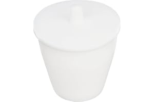stonylab PTFE Tiegel, 100 ML High Form PTFE Tiegel Becher mit Deckel, Säure- und Laugenbeständig, Hochtemperaturbeständig, für Laborforschung