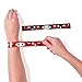 Produktbild Ninja Samurai Schnapp-Armbänder 12 Stück Klatscharmbänder Mitgebsel Partytüten mit Palandi® Sticker