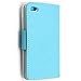 Price comparison product image STYLE YOUR MOBILE LIMITED GSDSTYLEYOURMOBILE {TM} Apple Ipod Touch 4 4TH Gen Printed PU Leather Flip Case Cover+Stylus (Plain Sky Blue Book)