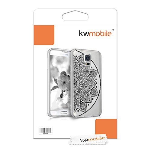 kwmobile Funda para Samsung Galaxy S5 S5 Neo - Carcasa de TPU para m vil y dise o de Medio Mandala en Negro Transparente reviews kwmobile Funda para Samsung Galaxy S5 S5 Neo - Carcasa de TPU para m vil y dise o de Medio Mandala en Negro Transparente