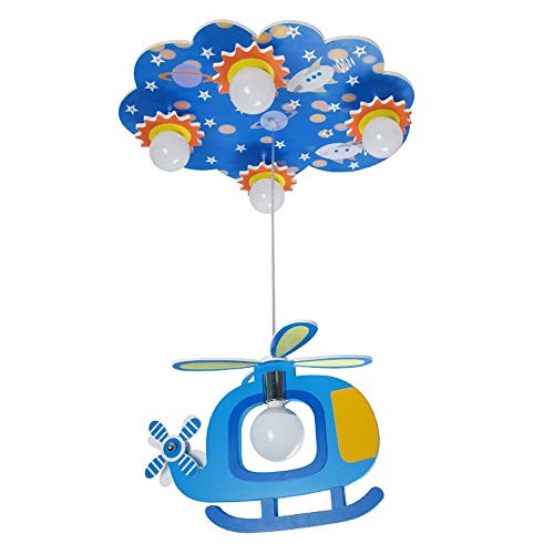 Preisvergleich Produktbild Kreative Karikatur-Pendelleuchte, moderne kreative Deckenleuchte, personalisierte Led-Augenschutz Kinder Deckenleuchte, Schlafzimmer dekorative Kronleuchter (Design : 1)