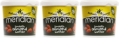 (3 PACK) - Meridian - Natural Almond Butter Smooth | 1000g | 3 PACK BUNDLE