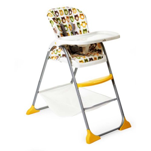 Dazzling Joie Mimzy Snacker Highchair in Owls - Cleva Edition ChildSAFE Door Stopz Bundle
