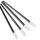 Tonsee® 50pcs Disposable MakeUp Lip Brush Lipstick Gloss Wands Applicator Make Up Tool (Black)