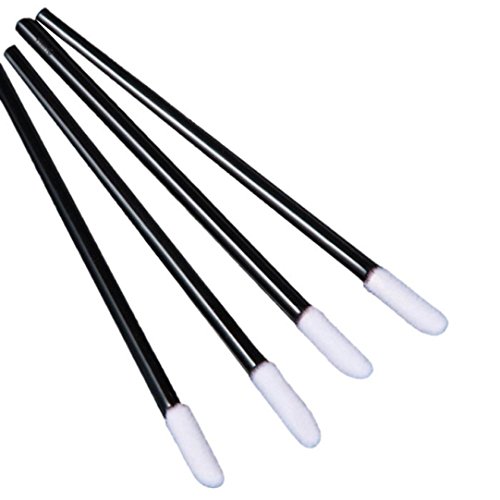 Tonsee® 50pcs Disposable MakeUp Lip Brush Lipstick Gloss Wands Applicator Make Up Tool (Black)
