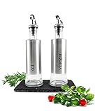 Incluye: Set de 3 piezas para aceite y vinagre (incluyecaja de regalo).