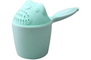 JIMMACKEY Rince Tête Bébé - Arrosoir de bain pour cheveux bébés enfants - Tasse gobelet de rinçage pour le shampoing - Accessoire douche bain Bain Rince-tête pour Bébé Shampooing Tasse Bain de Bébé (GN)