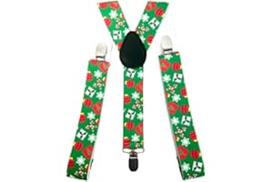 CB4 Accessories Christmas Novelty Braces - Green