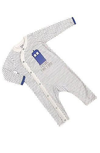 New Future Time Lord Footless Romper (0-3 Months)