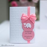 10 personalisierte Einladungskarten Einladung Taufeinladung Taufe Babyshower Babyparty Baby Name Handarbeit binnbonn