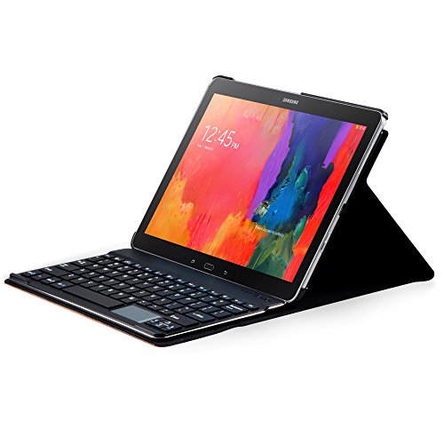 spécification Sharon Etui de protection avec Clavier AZERTY pour Samsung Galaxy Tab PRO 12.2 Samsung Galaxy Note PRO 12.2 | Housse coque de protection avec clavier magnétique détachable Bluetooth | Avec fonction TOUCHPAD