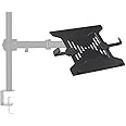Monoprice Laptop Holder Attachment For Lcd Desk Mounts - Black, Ideal For Work, Home, Office Laptops - Workstream Collection, Monitor Mount/Stand Sold Separately