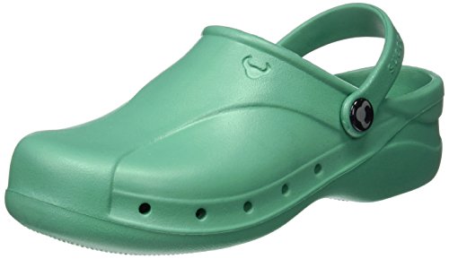 Suecos Skoll, Zuecos de Trabajo Unisex Adulto, Verde (Green), 36 EU