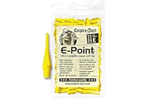 Empire Dart Softdartspitzen - E-Point - 2BA - kurz - gelb - 100 Stück