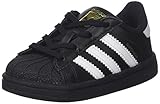 Kinder adidas Unisex Baby Superstar Sneaker, Schwarz (Core Black Footwear White), 25 EU