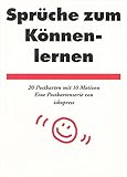 Image de Sprüche zum Könnenlernen: 20 Postkarten mit 10 Motiven