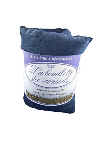 Eco-conseils® - Bolsa de semillas para microondas con forro de terciopelo (8 colores), 100% natural, uso versátil