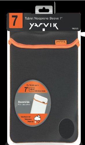 Preisvergleich Produktbild Yarvik Neopren Sleeve für 17,8 cm Tablet – Schwarz / Weiß